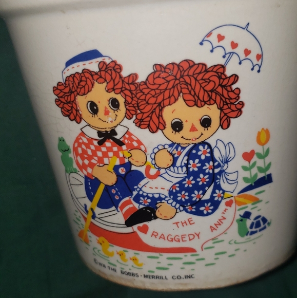 The Bobbs Other - Vintage Raggedy Ann & Andy Flower Pot